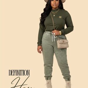 Olive Green Women's Jumpsuit